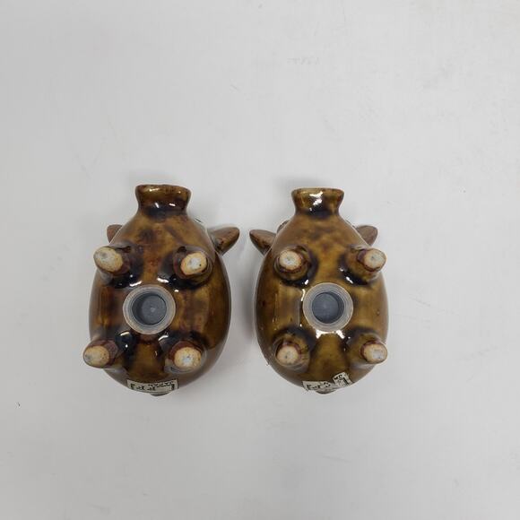 Fritz and Floyd Brown Pig Salt and Pepper shakers… - Picture 4 of 8